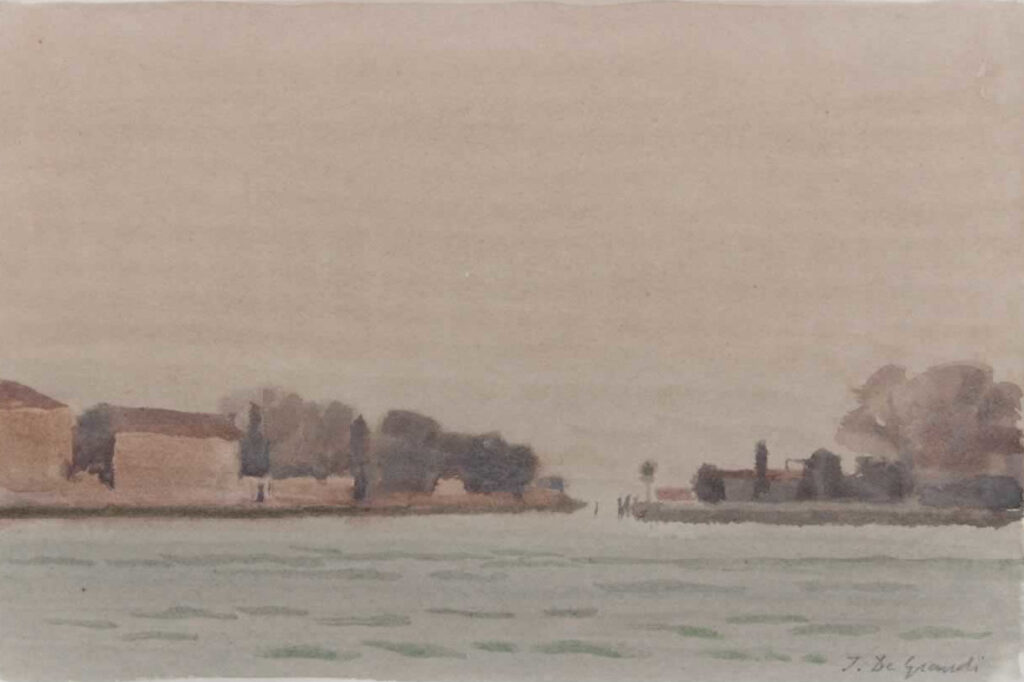 Italo De Grandi : Canal San Giorgio Maggiore