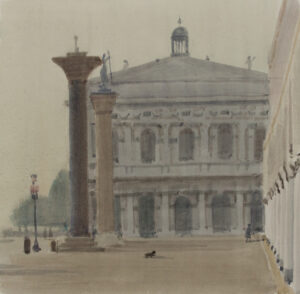 Italo De Grandi : La Piazetta et Biblioteca