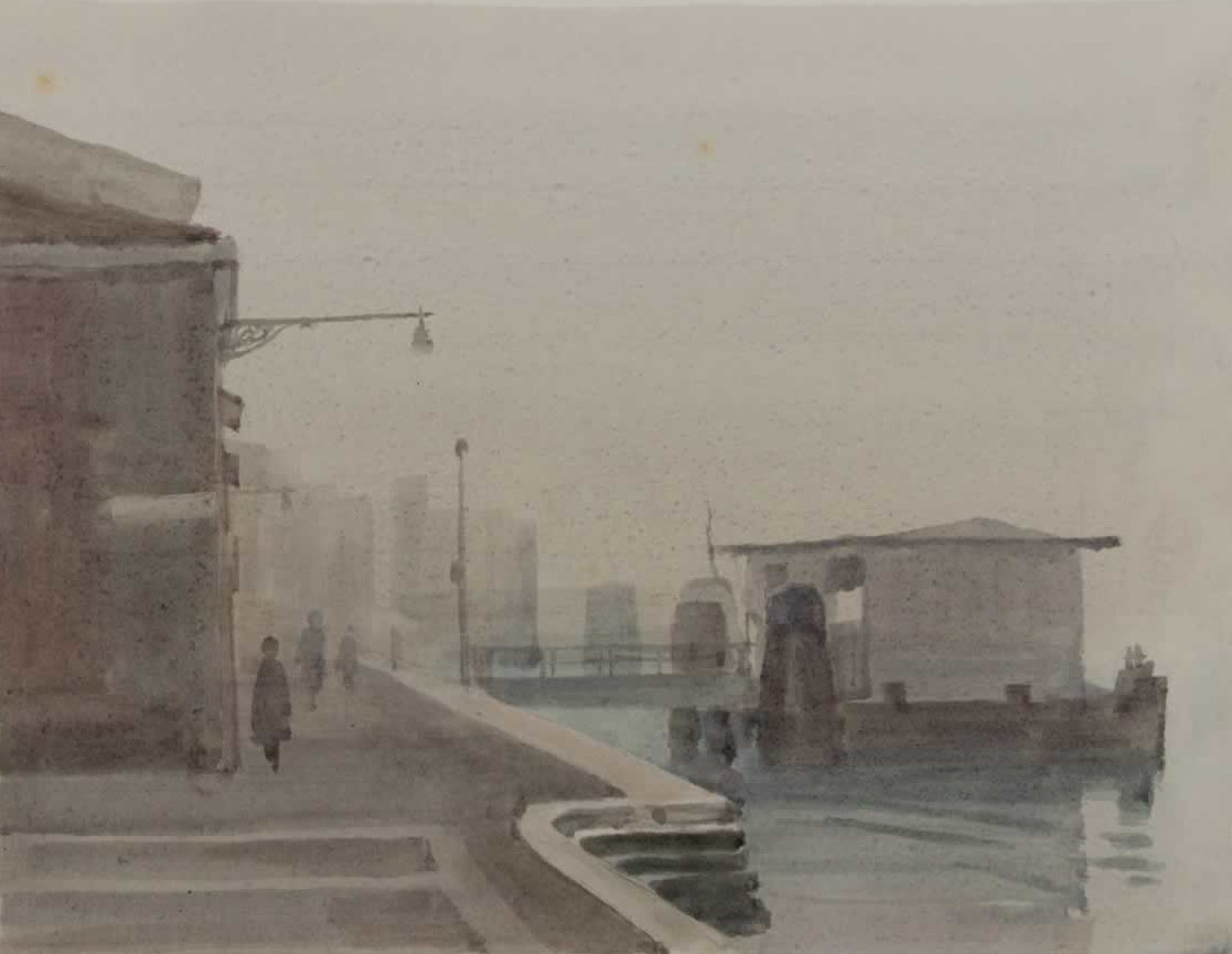 Italo De Grandi : En attendant le vaporetto