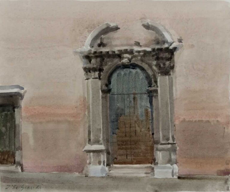 Italo De Grandi : Porte d'église