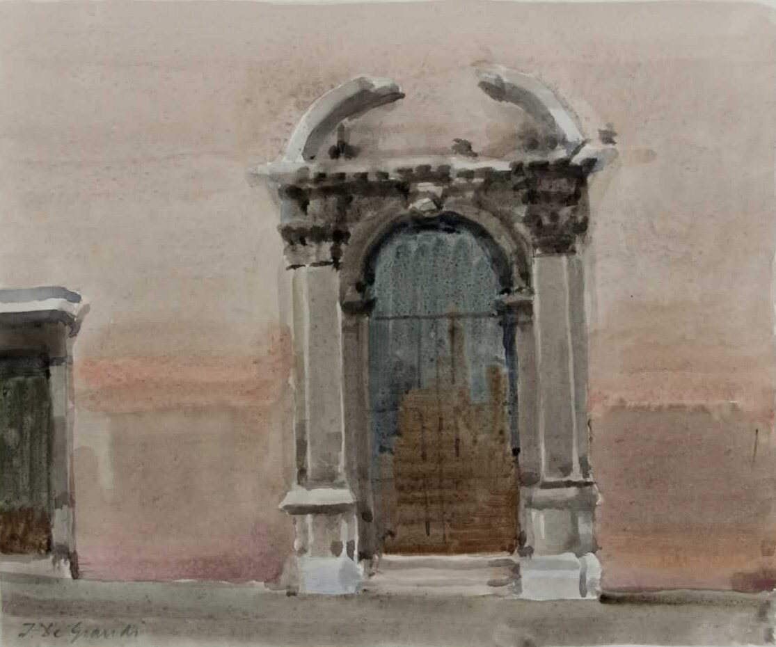Italo De Grandi : Porte d'église