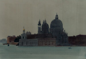 Italo De Grandi : La Dogana et La Salute à contre-jour