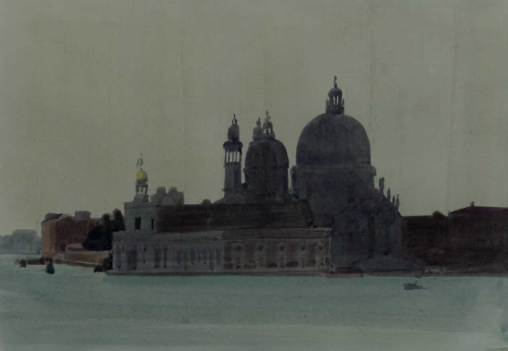 Italo De Grandi : La Dogana et La Salute à contre-jour