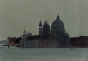 Italo De Grandi : La Dogana et La Salute à contre-jour