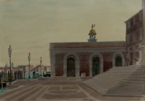 Italo De Grandi : Escaliers de La Salute et Dogana