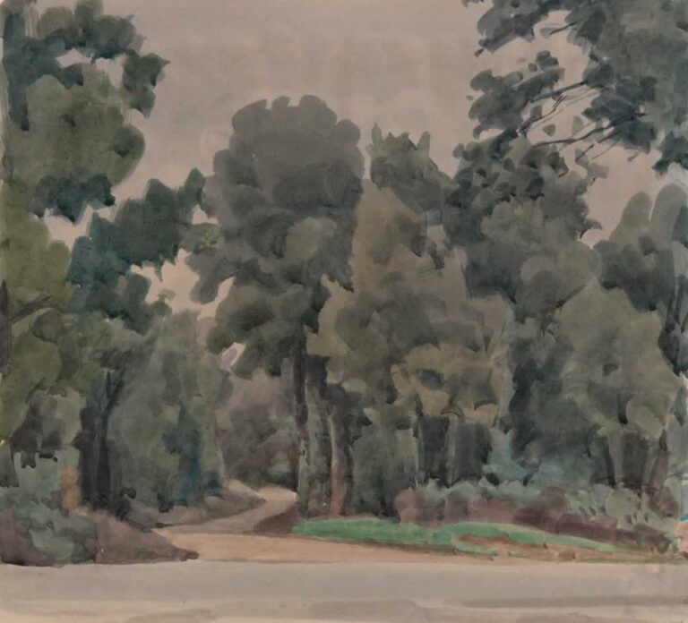 Italo De Grandi : Promenade dans les chênes