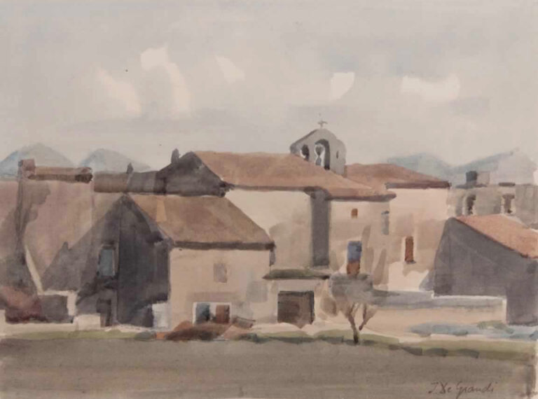 Italo De Grandi : Groupe de maisons à Salles-sous-bois