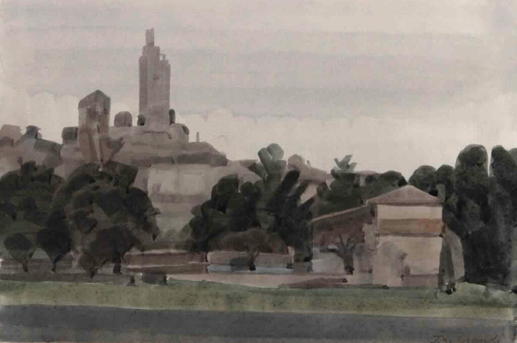 Italo De Grandi : Cahamaret gris