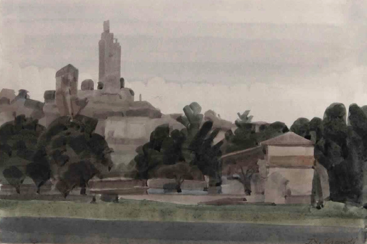 Italo De Grandi : Cahamaret gris