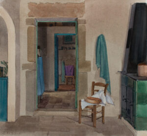 Italo De Grandi : Intérieur à la chaise