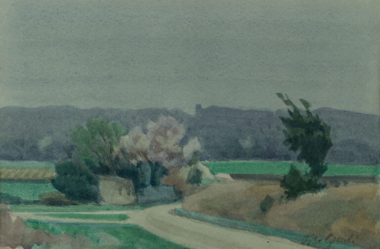 Italo De Grandi : Amandier à la croisée des chemins