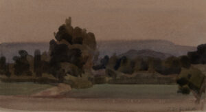 Italo De Grandi : Paysage flou