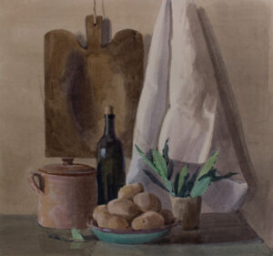 Italo De Grandi : Nature morte à la cuisine