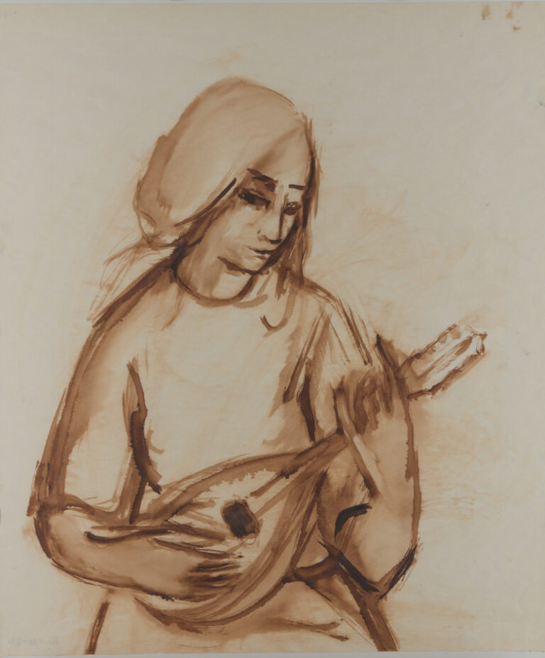 Janebé : Femme à la mandoline