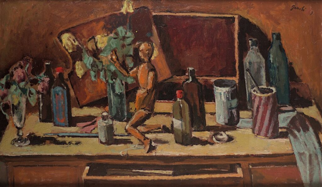 Janebé : Coin d'atelier