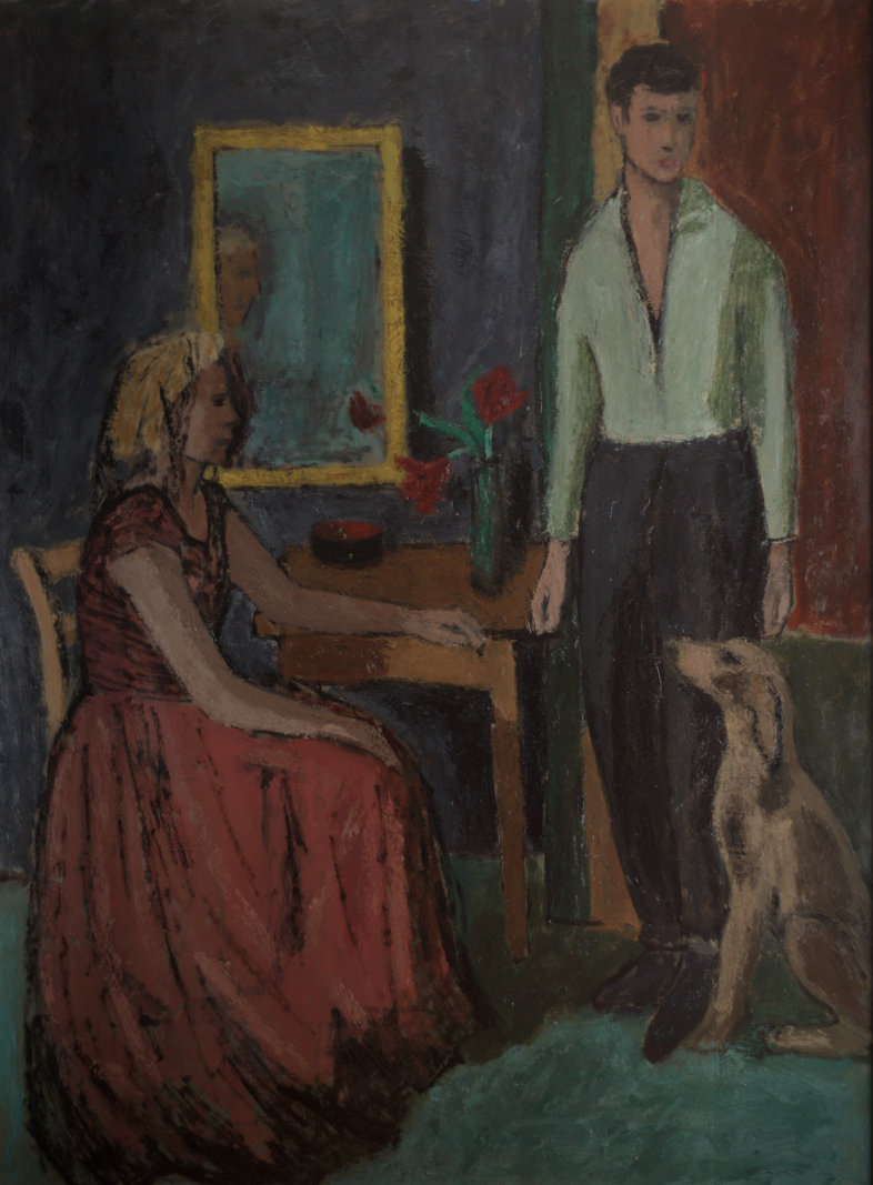 Charles Comtesse : Autoportrait avec Janebé