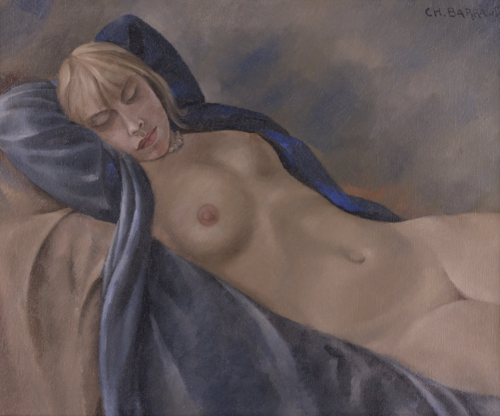 Charles Barraud : Nu couché