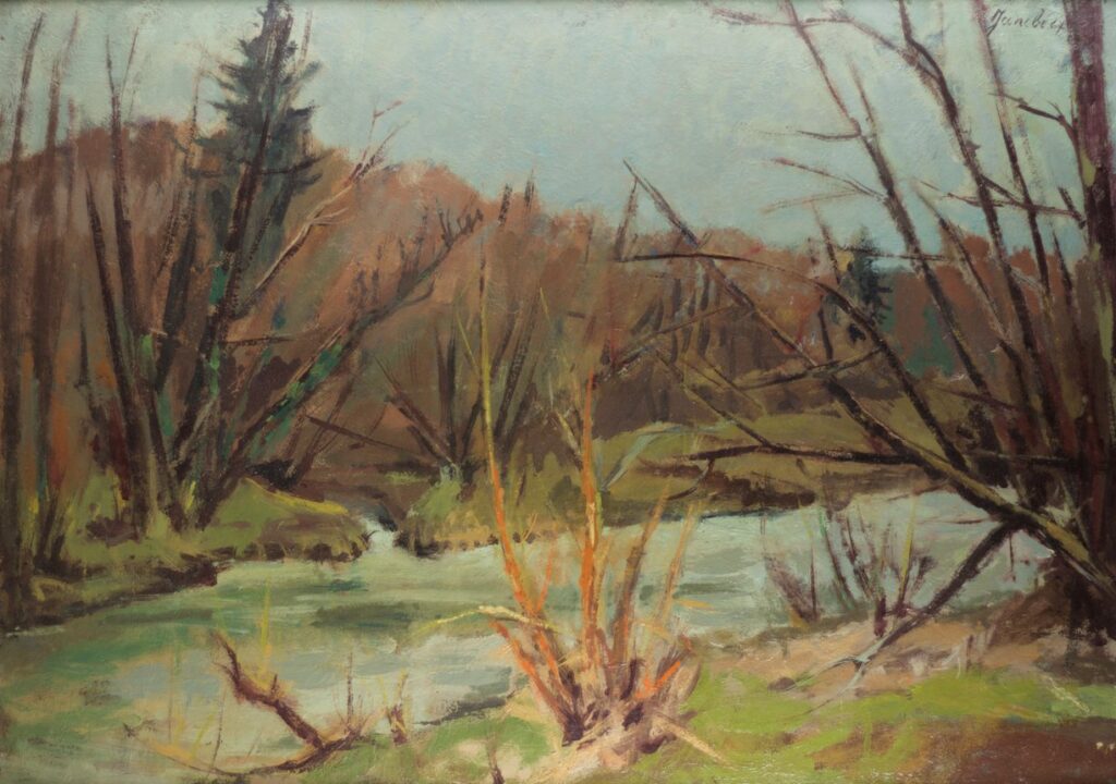 Janebé : L'Areuse en hiver